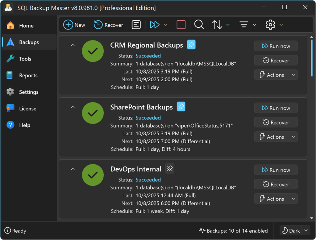 best sql backup tool
