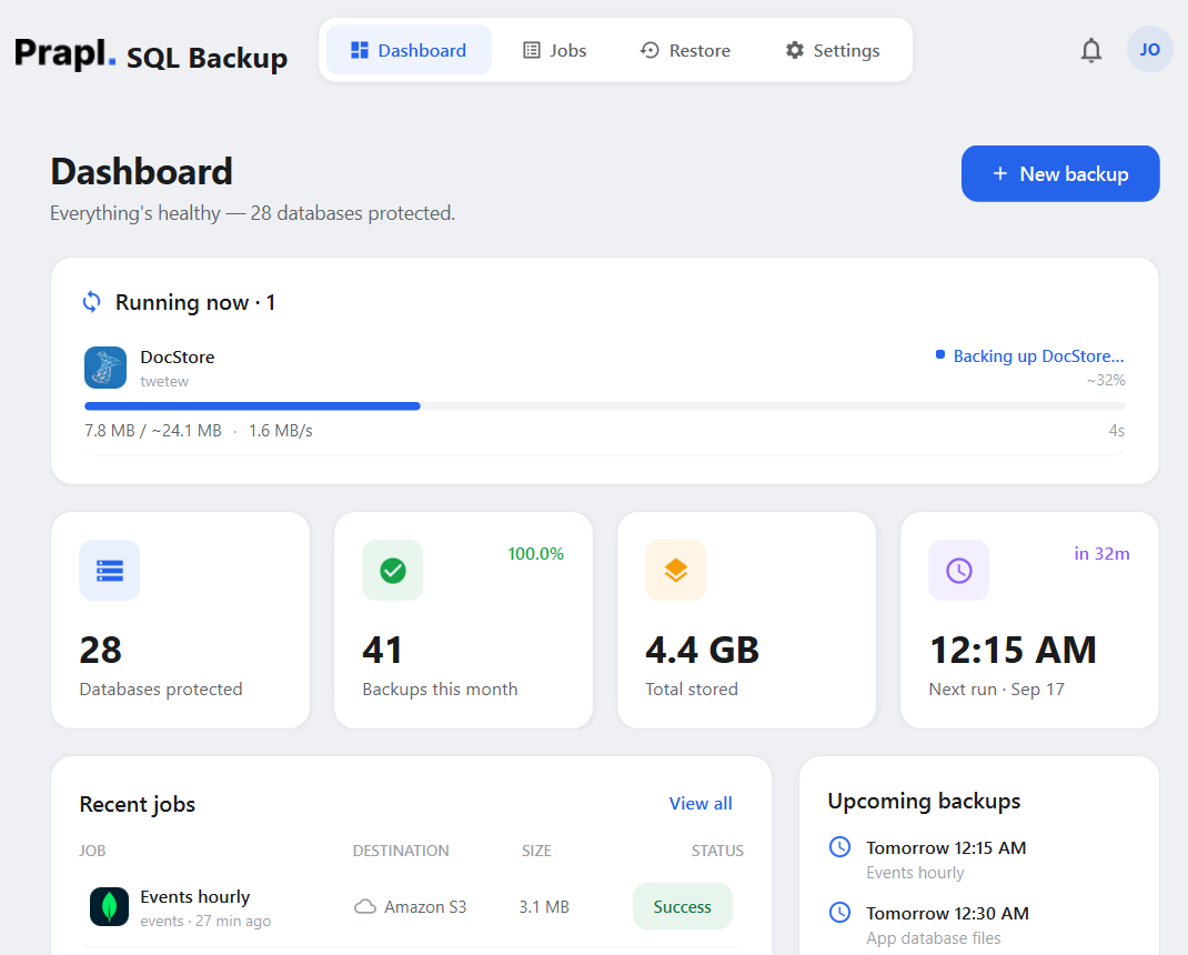 sql server backup tool