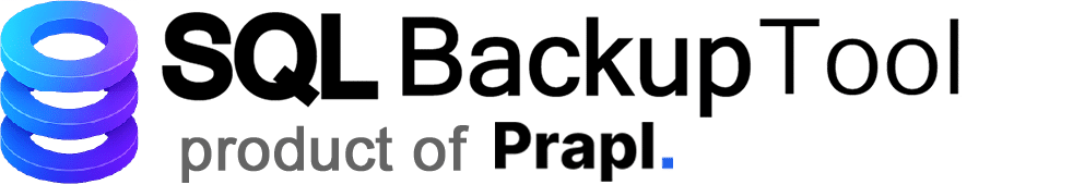 SQL Backup Tool — product of Prapl